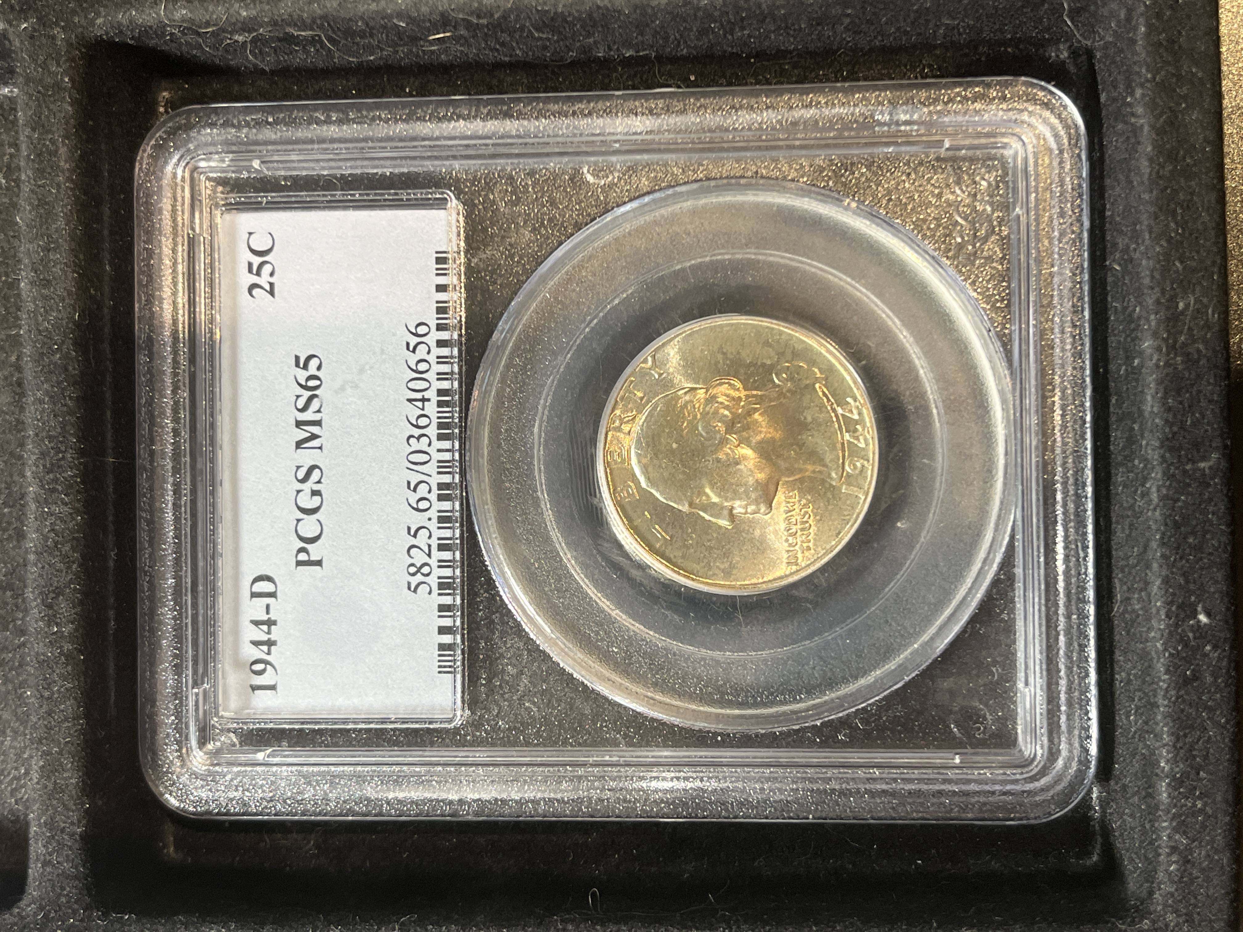 1944-D Washington Quarter PCGS MS65