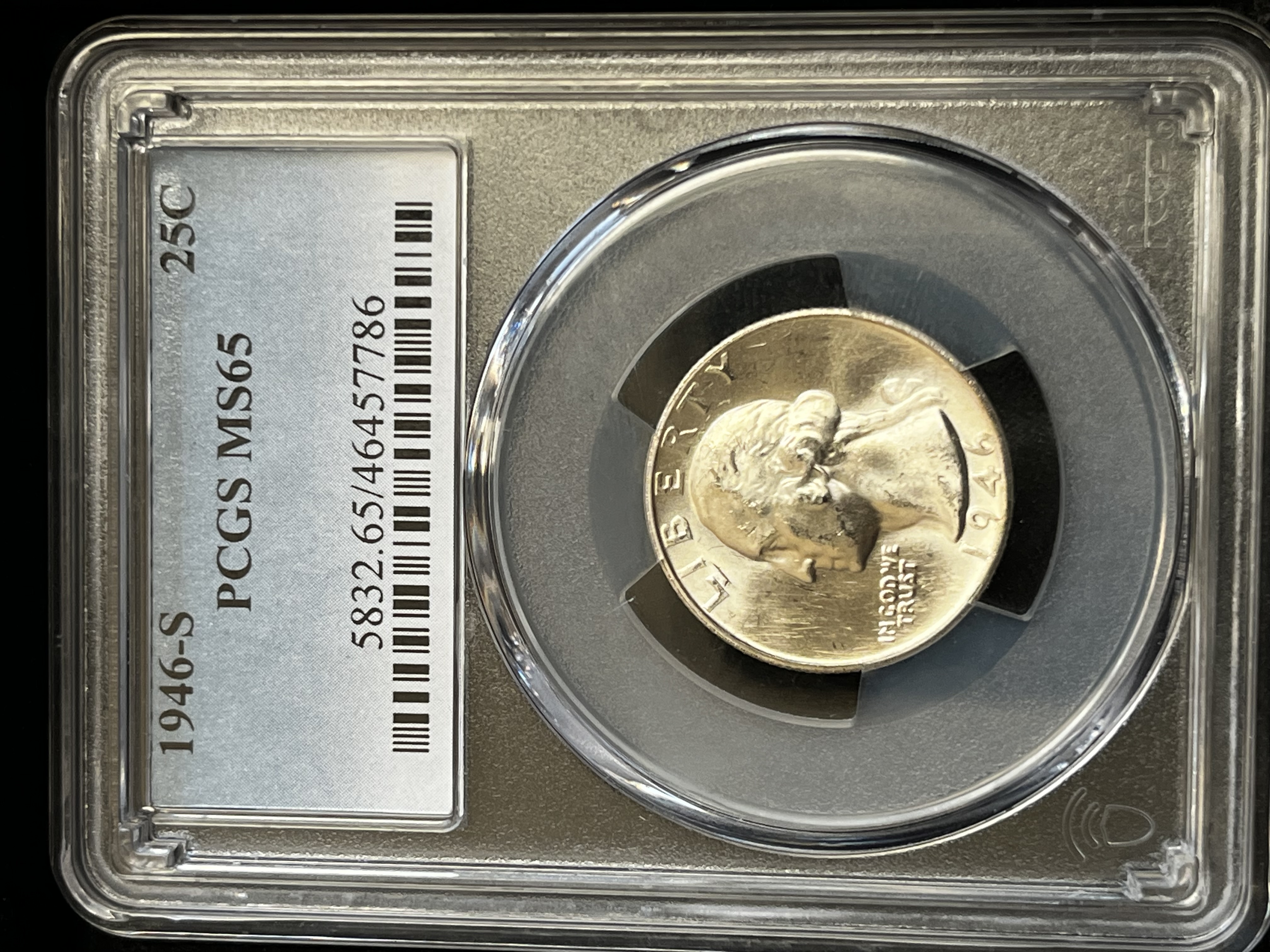 1946-S Washington Quarter