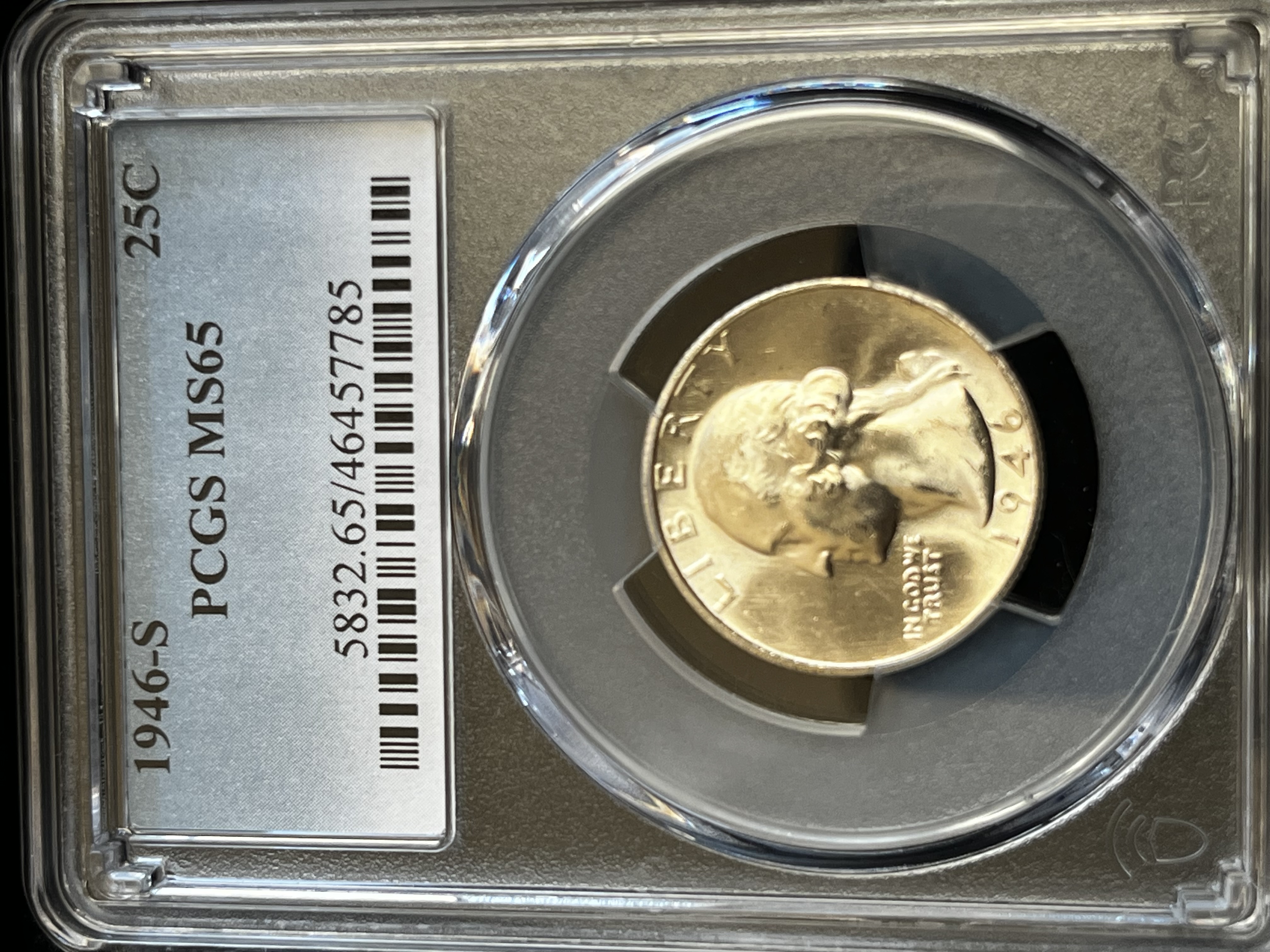 1946-S Washington Quarter