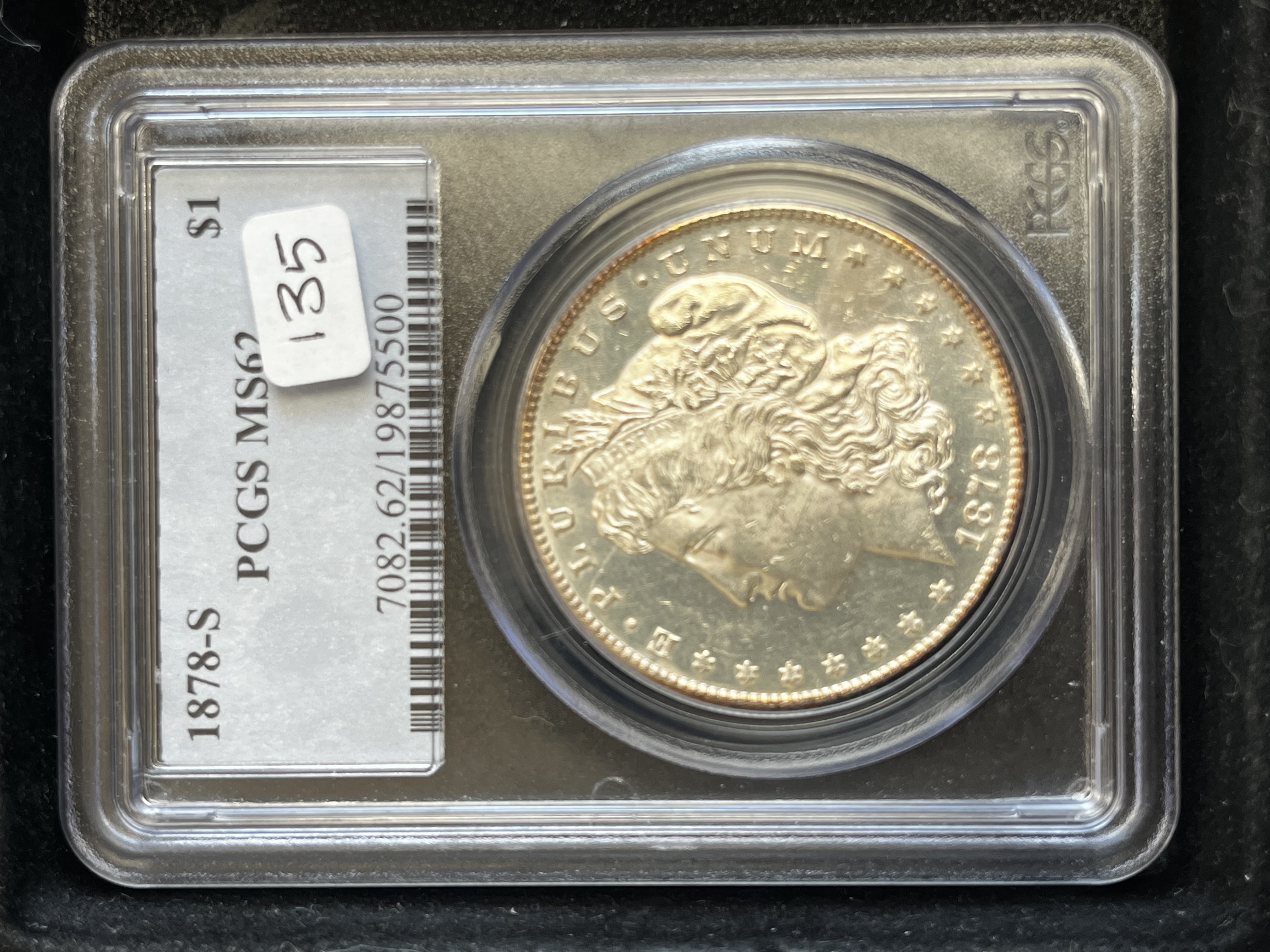 1878-S Morgan Dollar PCGS MS62
