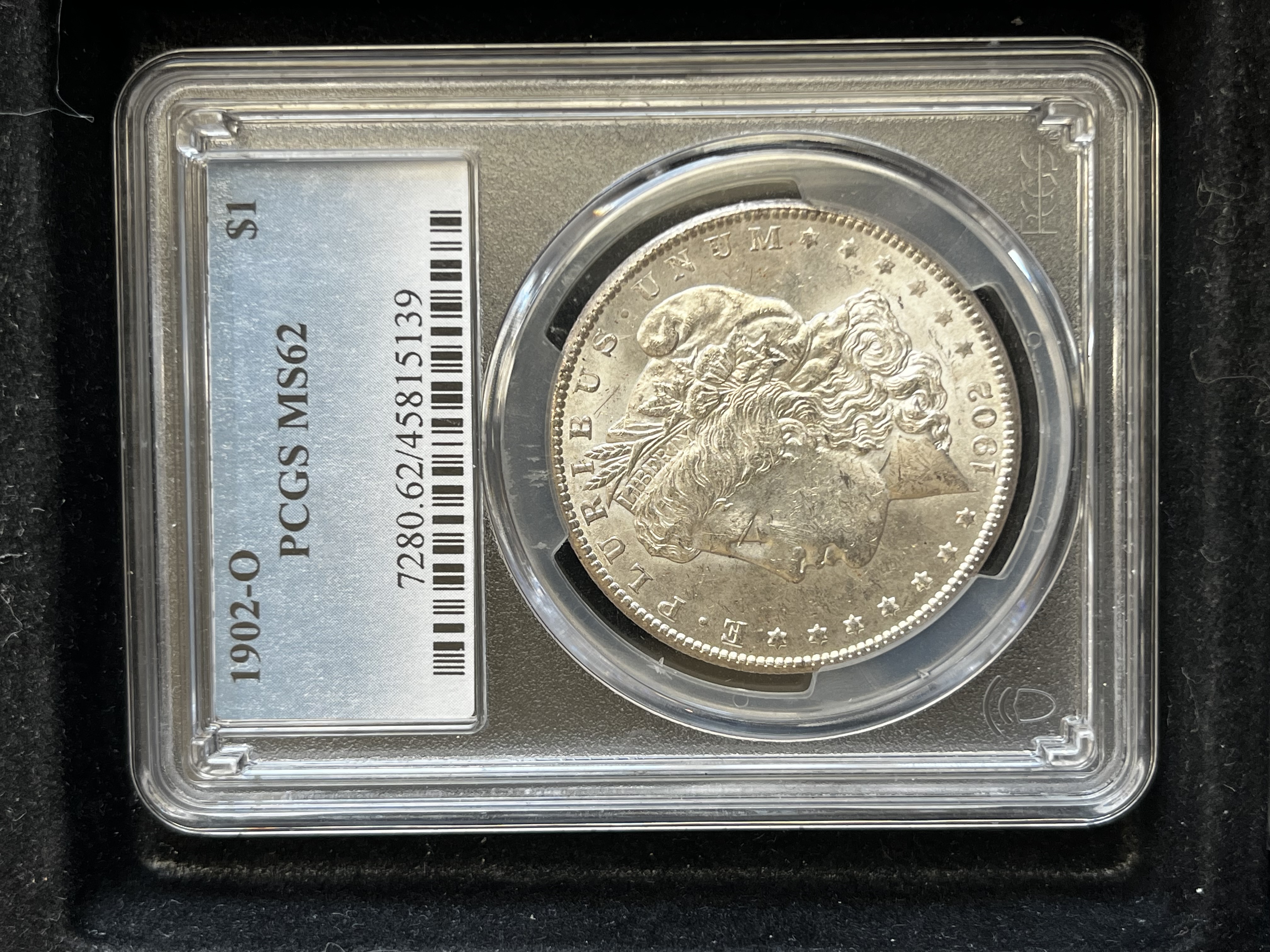 1902-O Morgan Dollar PCGS MS62