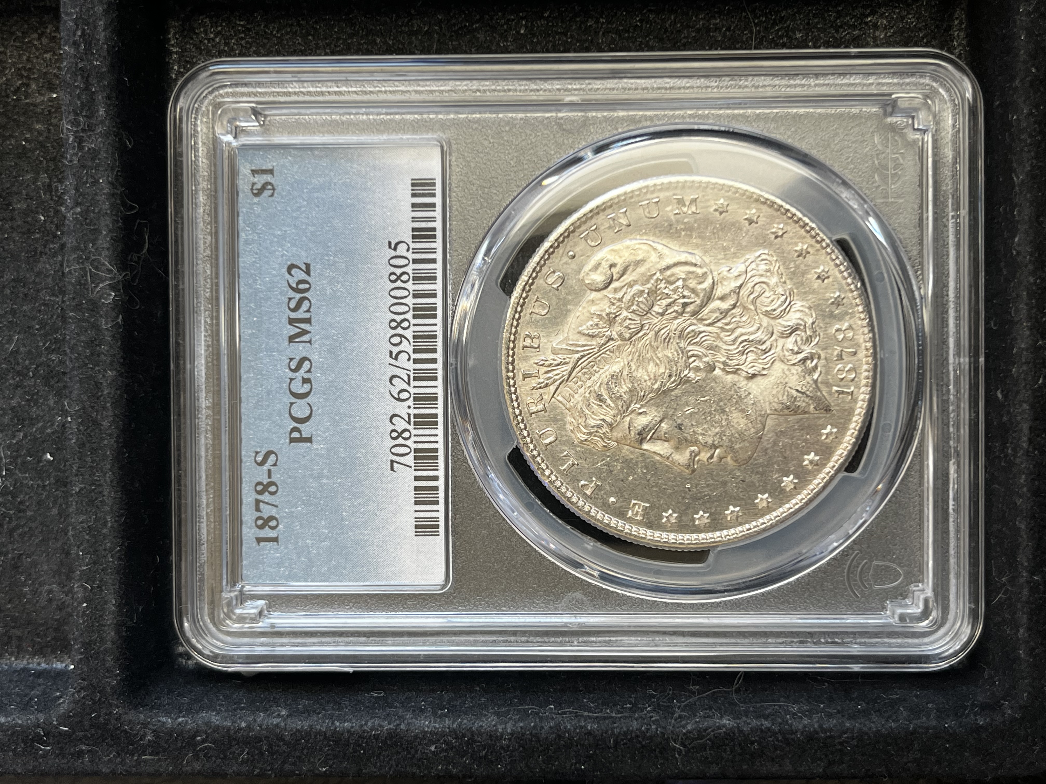 1878-S Morgan Dollar PCGS MS62