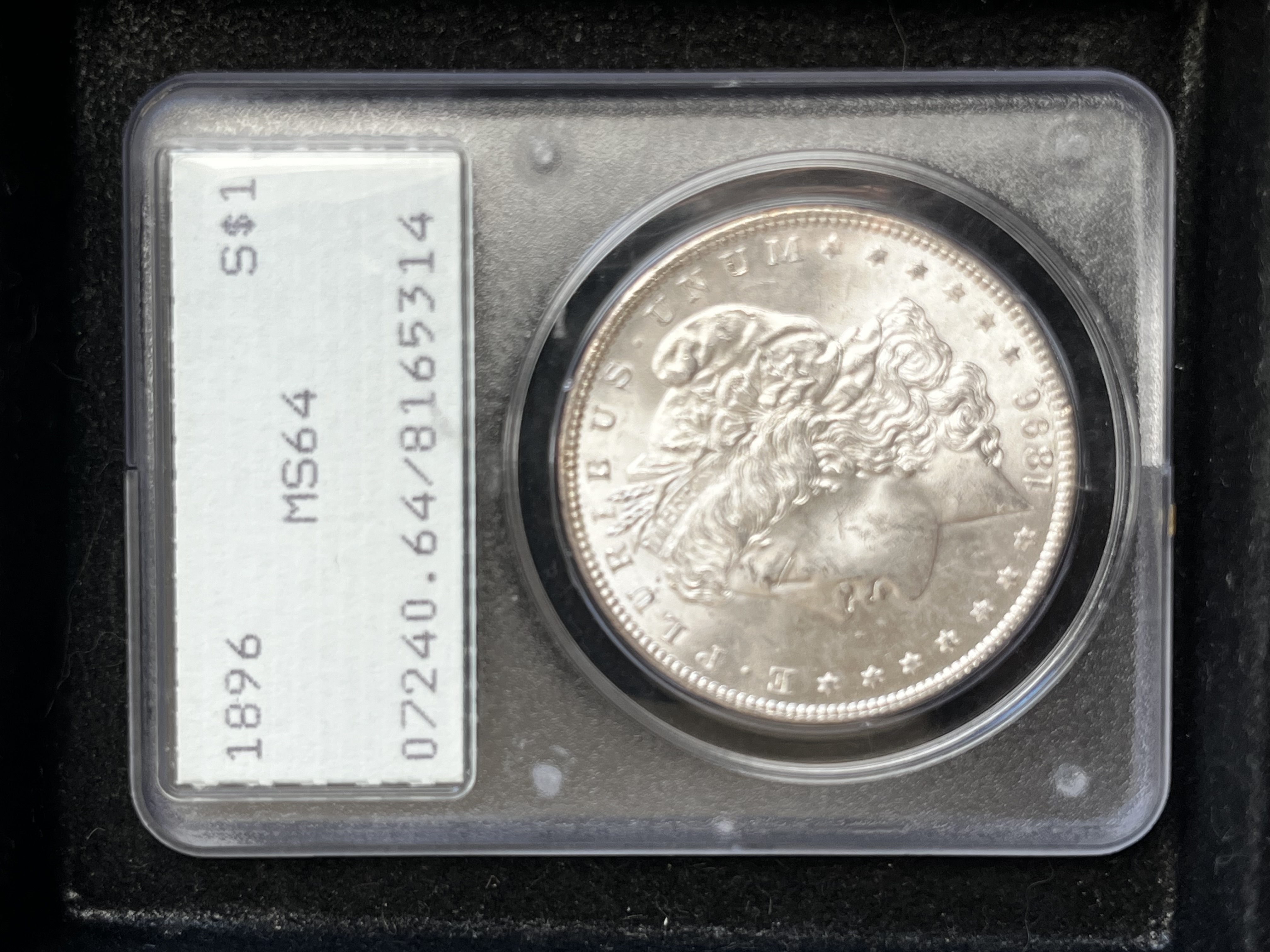 1896 Morgan Dollar PCGS MS64 (OGH)