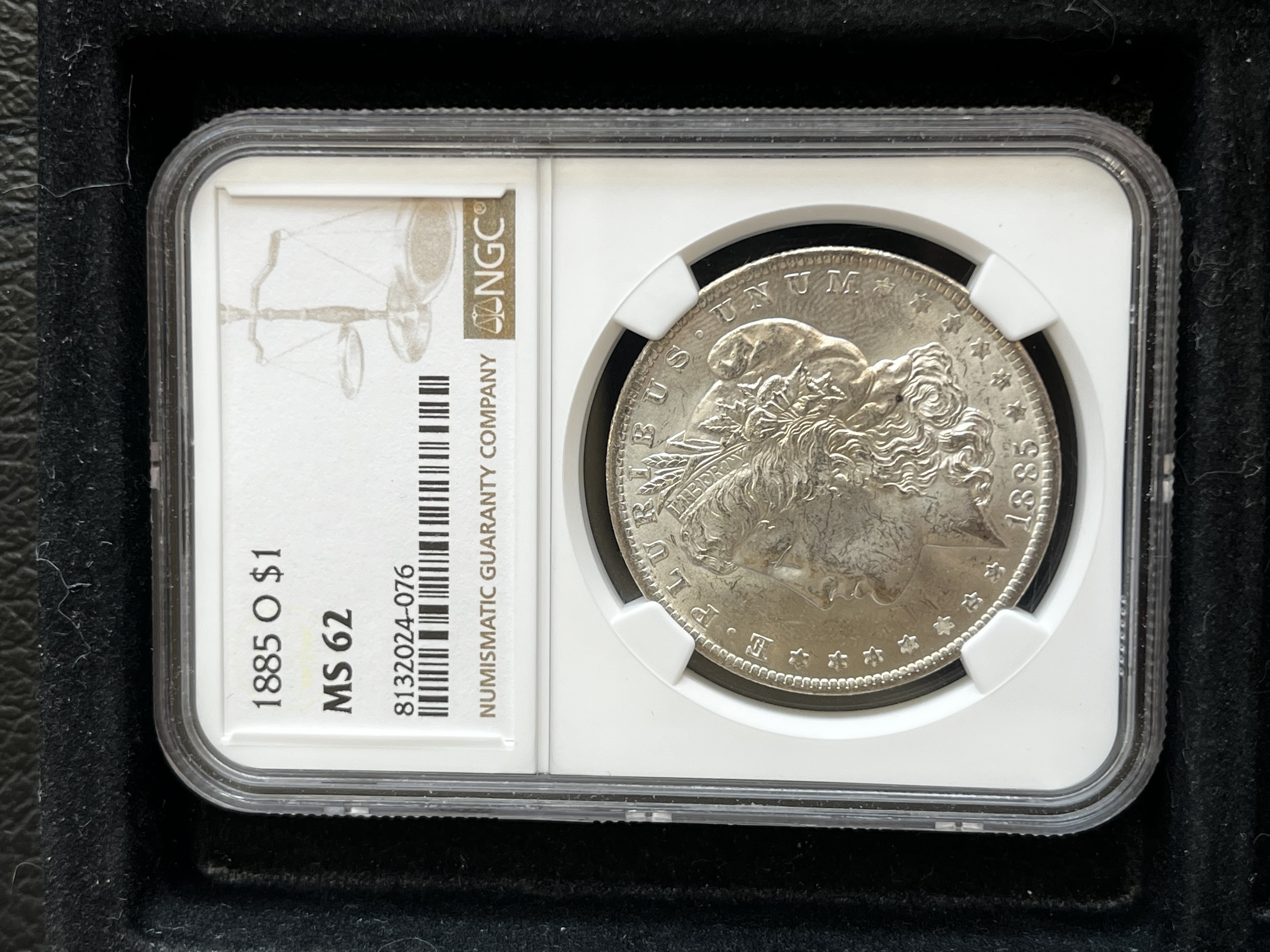 1885-O Morgan Dollar NGC MS62