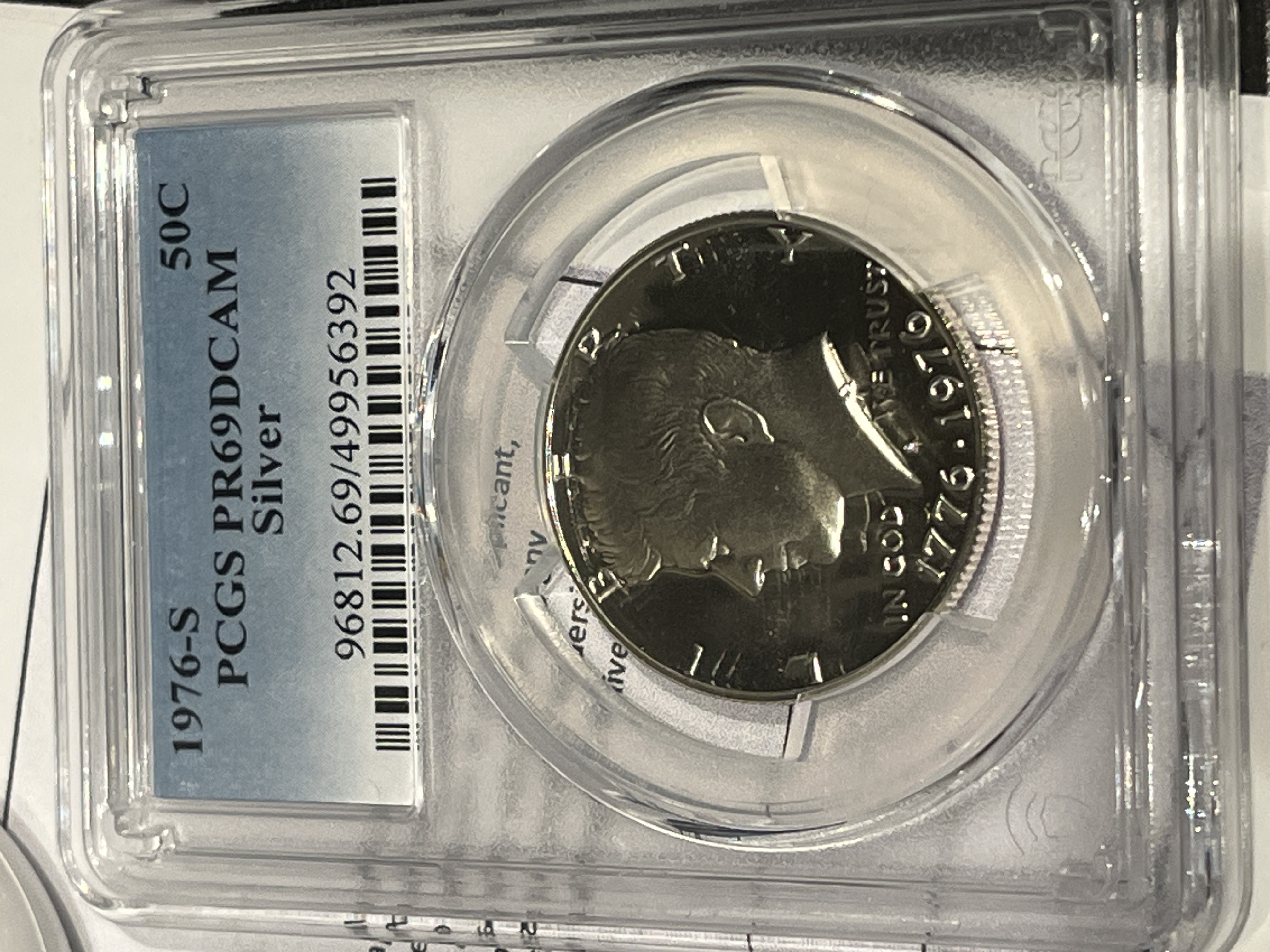 1976-S Bicentennial Silver Kennedy Half-Dollar PCGS PR69CAM