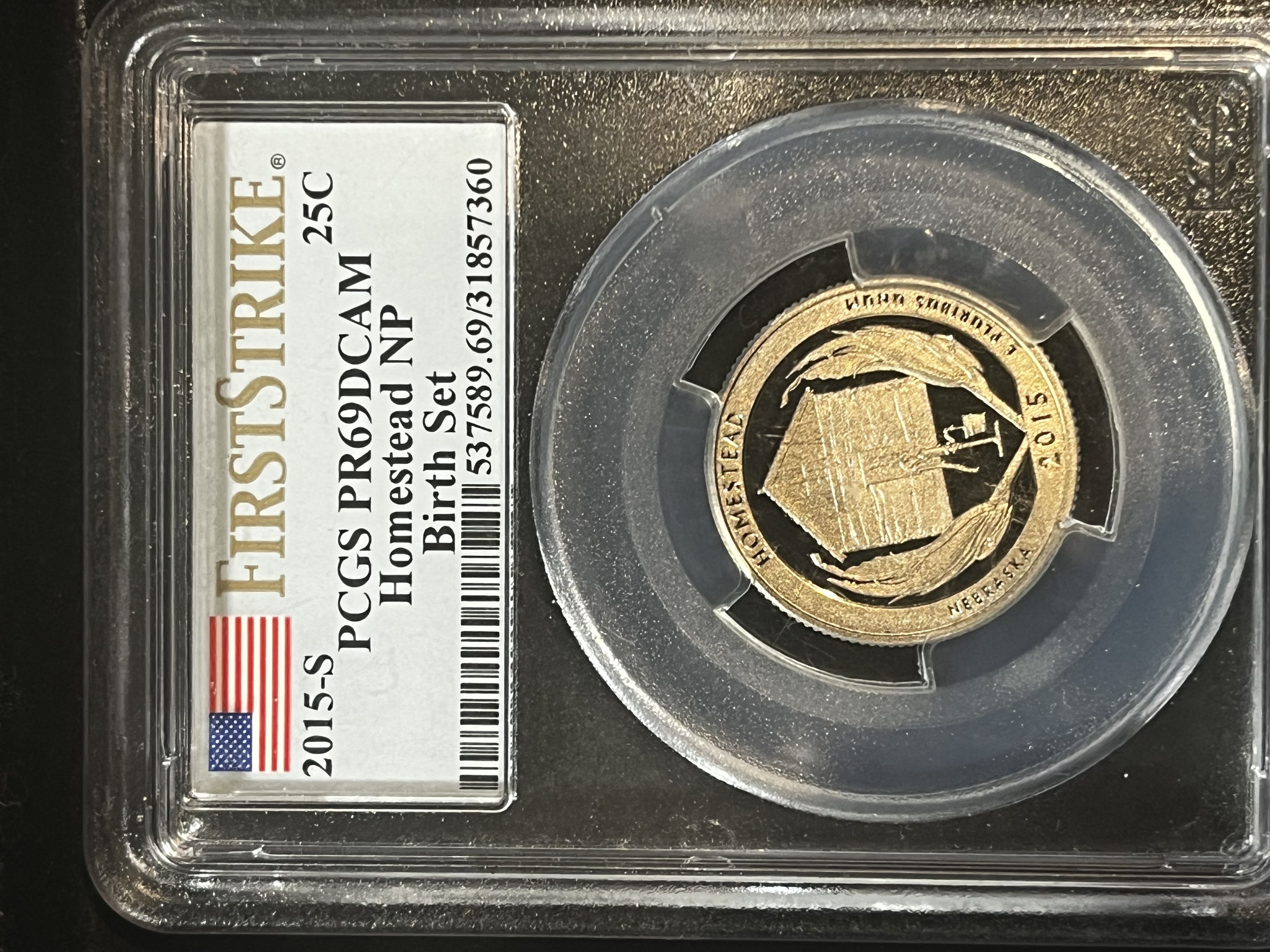 2015-S Homestead Washington Quarter PCGS PR69DCAM