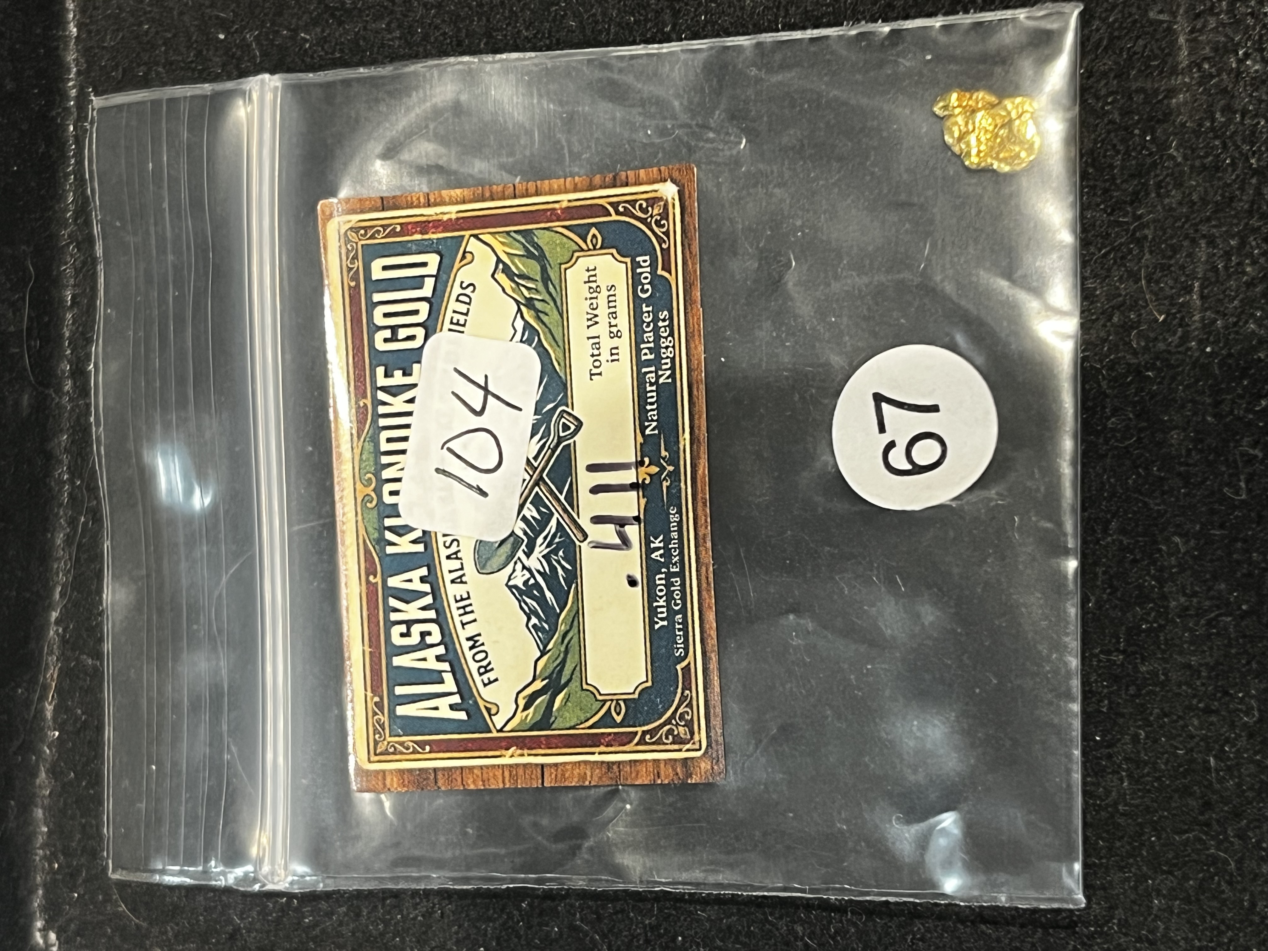 0.411 Grams Alaska Klondike Gold