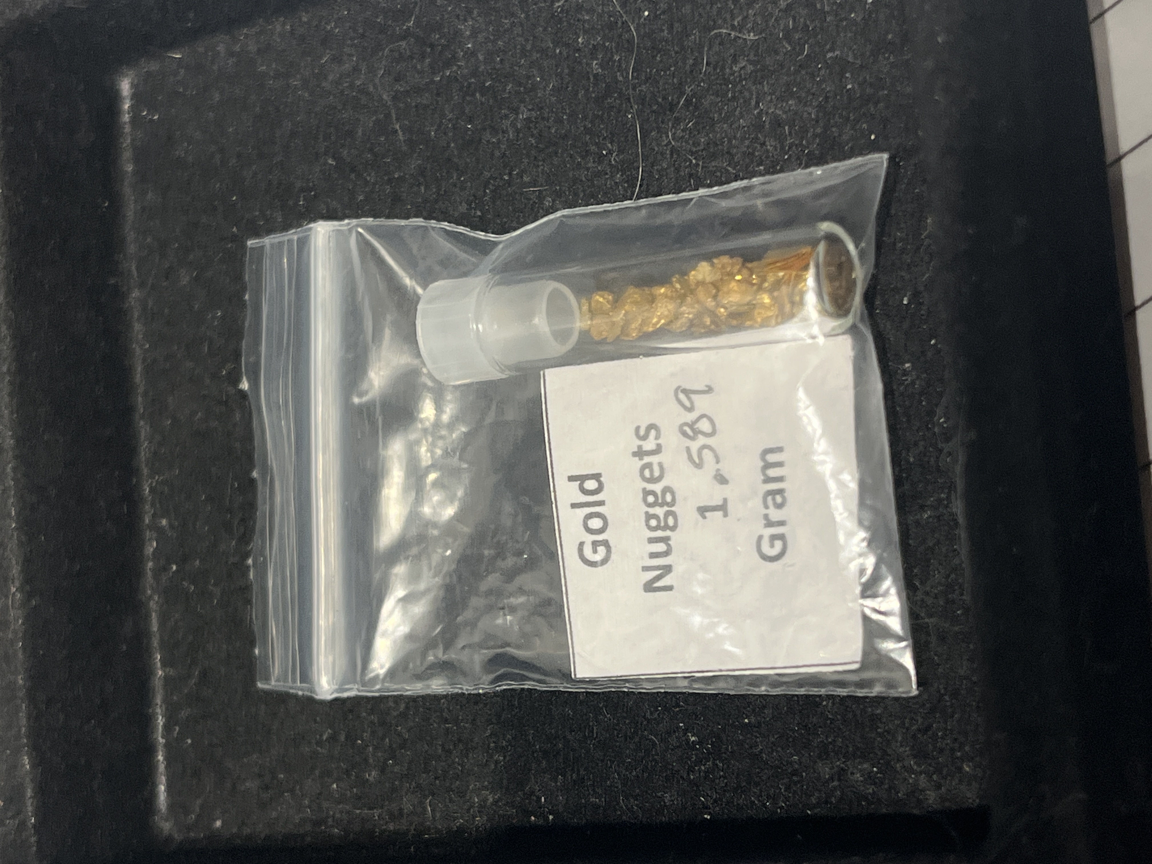 1.589 grams Gold Nuggets Unknown Origin