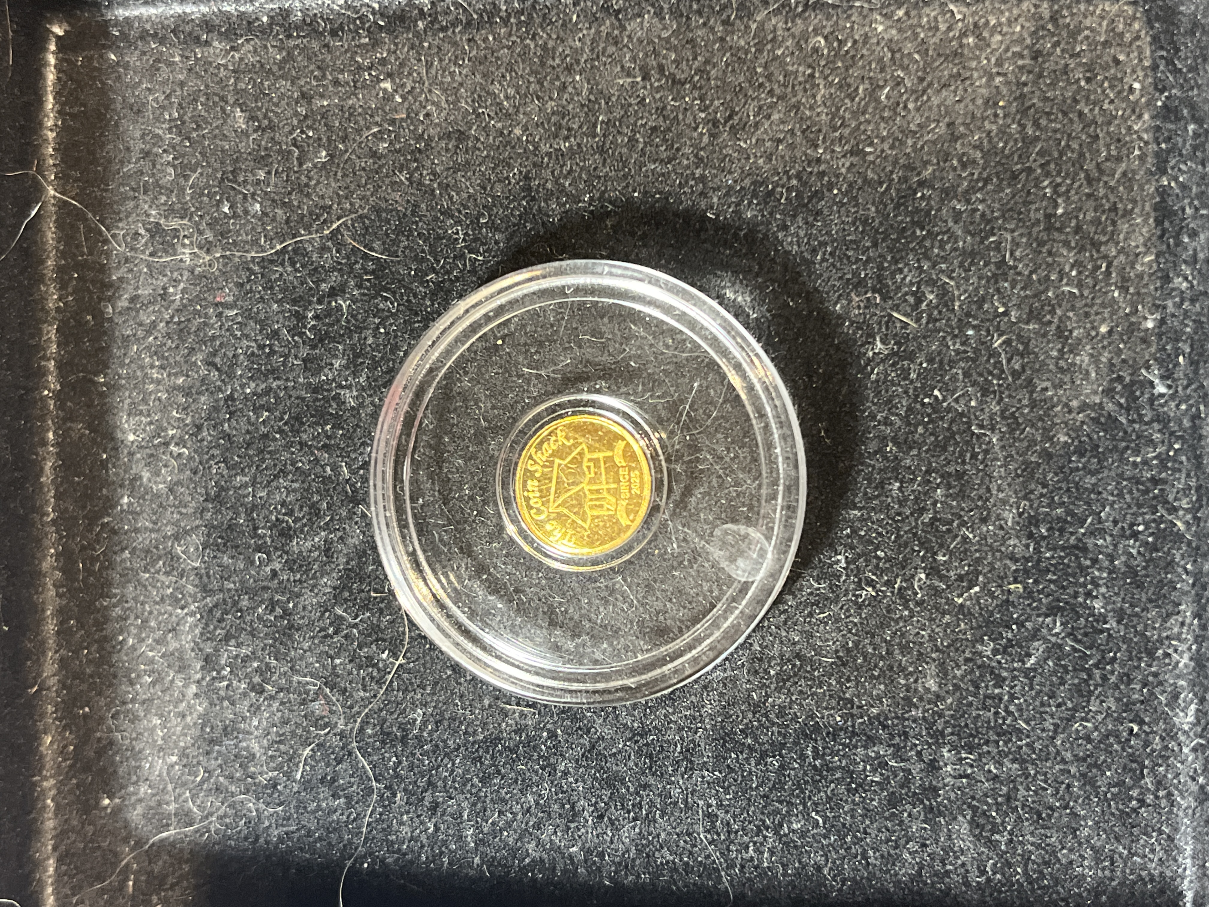 1/200th oz Gold Coin Shack Coin