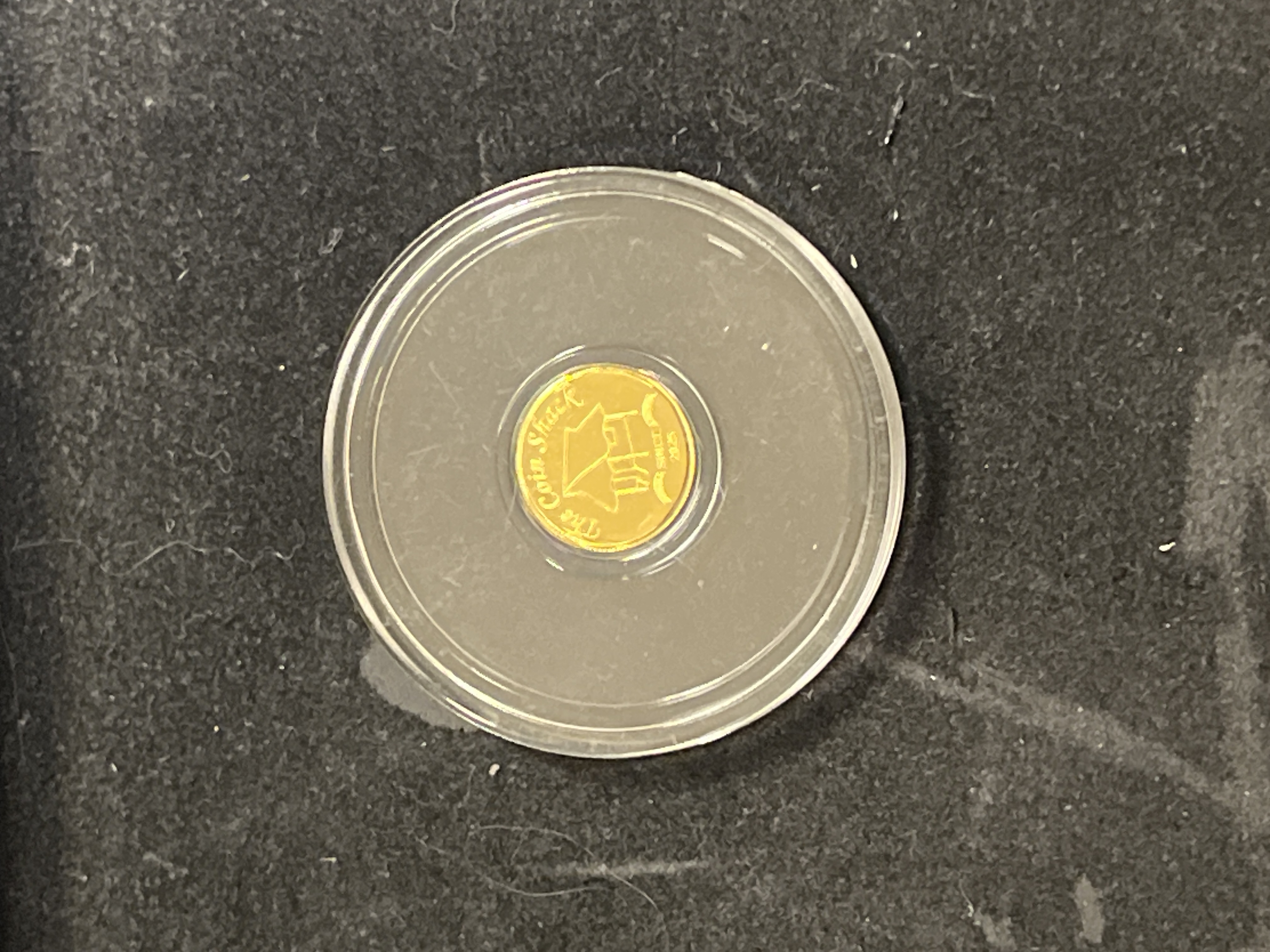 1/200th oz Gold Coin Shack Coin