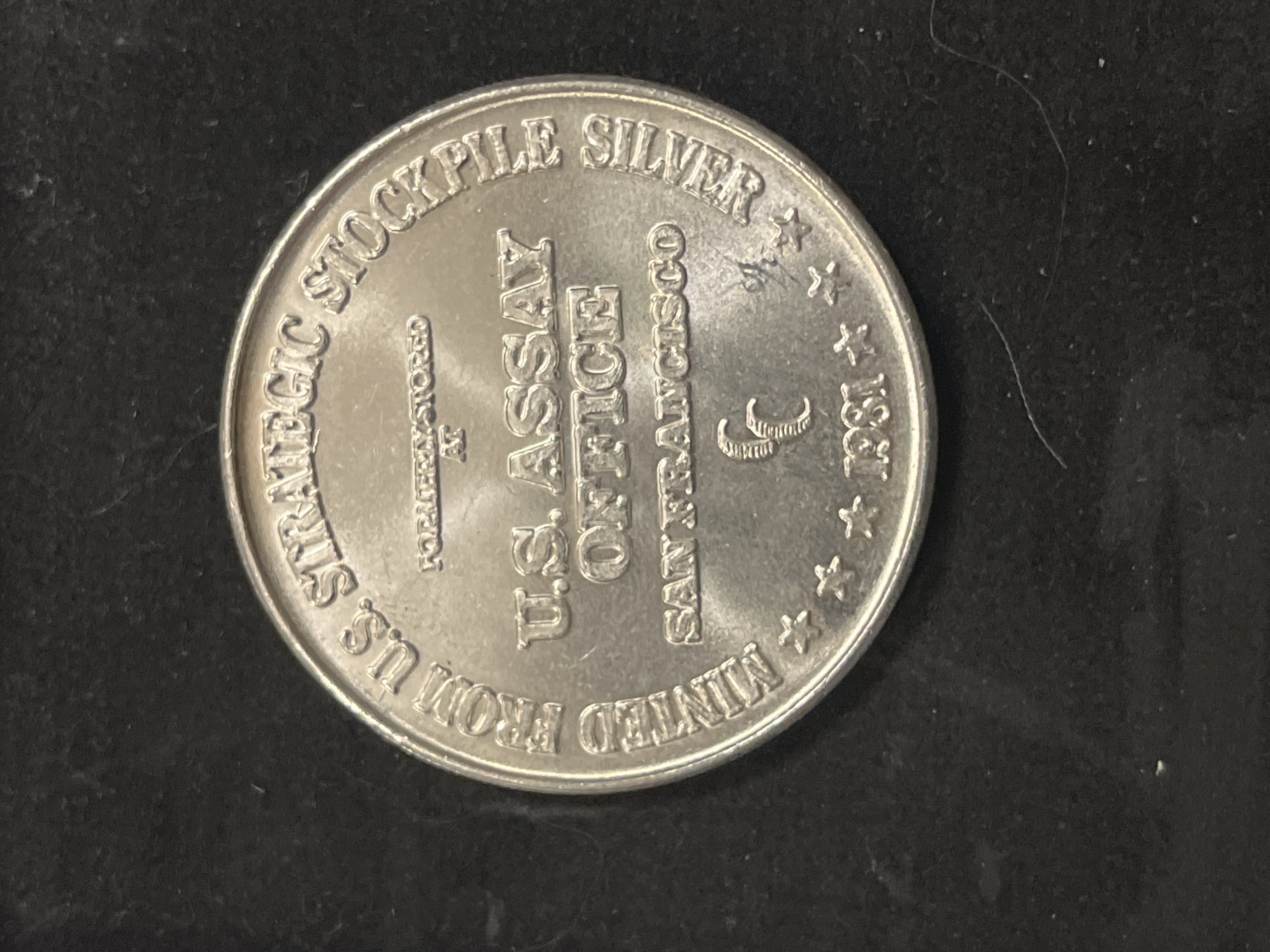 1oz Generic Silver US Assay Office